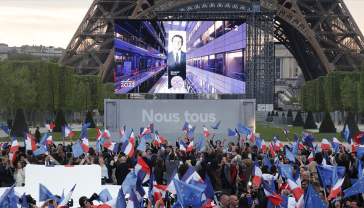 Благодаря на всички французи, които гласуваха доверието си на нашия