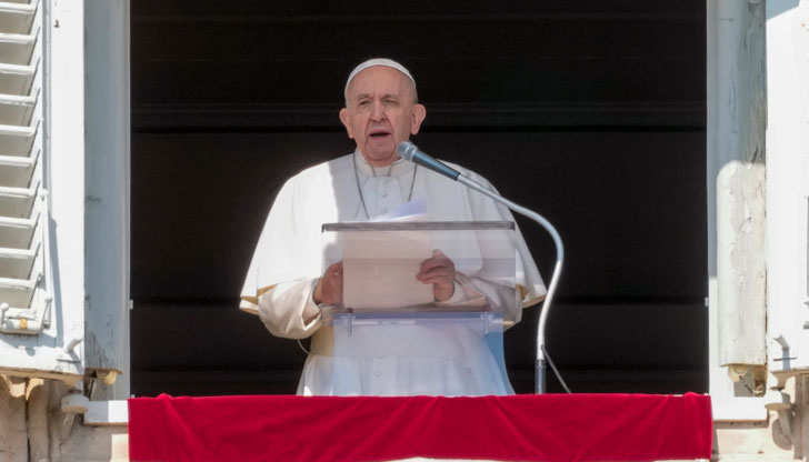 Папа Франциск призова отново за примирие в разкъсваната от войната