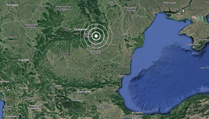 Трусът е регистриран тази сутрин на 25.04.2022 в 05:56 часаЗеметресението