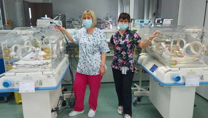 Мъничката Божидара се роди едва 700 грама, сестричките ѝ Калина