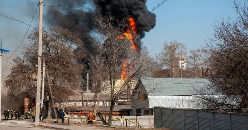 Мощна експлозия събудила жителите на руския град през нощтаПоредица от