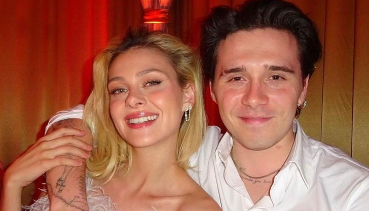 Бруклин Бекъм и Никола Пелц си казаха "Да"Бруклин Бекъм и