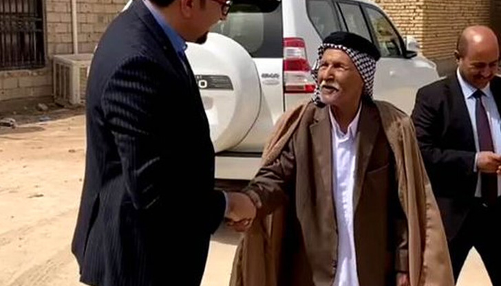 Хаджи Мухейлиф Фархуд ал-Мансури, роден през 1919 г., решил да