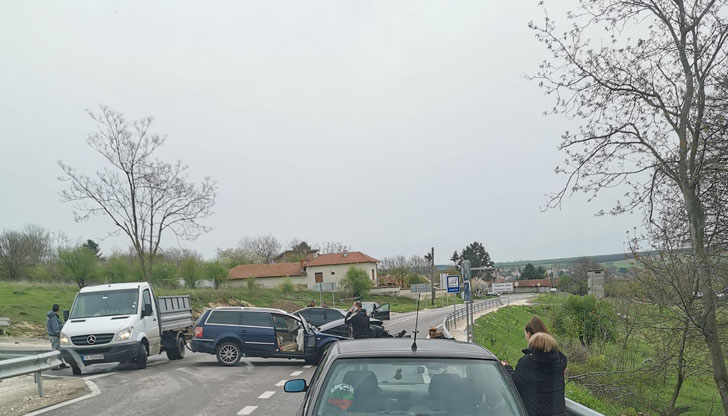 Катастрофа на входа на село Червена вода стана днес по