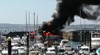 Заплаха от голям нефтен разлив след потъването на изгорялата яхта в Ламанша