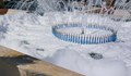 Момче и момиче са виновни за "разпенването" на фонтана в Благоевград