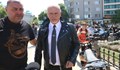 Николай Събев отиде с мотопед и кожено яке на протеста на мотористите