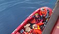Български моряци спасиха трима души от потъваща хърватска яхта