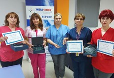 Всяка една от тях получи грамота и плакет на Университетска