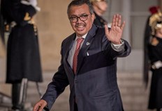 Генералният директор на Световната здравна организация Тедрос Аданом Гебрейесус бе