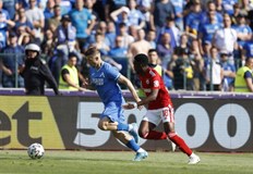 Отборите на ЦСКА и Левски играят при резултат 0 1 във финала на