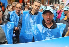 Или какво произлезе от сблъсъка на нефелни демонстрации с мекушаво