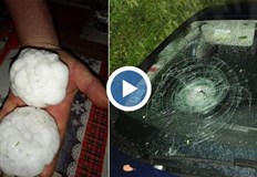 Във Франция лошото време нанесе сериозни материални щетиПроливни дъждове придружени