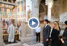 Беше отслужена божествена света литургия в базиликата Сан Клементе Дълбок