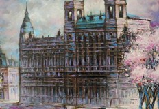 Вчера вечерта в малката изложбена зала на ул Борисова 6