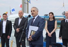 Днес бе кръстено най новото попълнение във флотилията на ИА Проучване