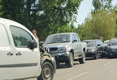 Двама ранени след сблъсъка на главния път Русе Силистра