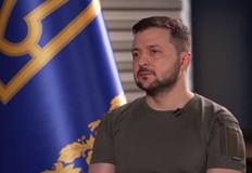 Украинският президент говори пред студенти от Станфордския университетУкраинският президентВолодимир Зеленски