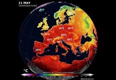Горещата въздушна маса достигна чак до ПолшаГореща въздушна маса обхвана