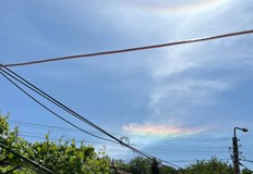 Много рядко се наблюдават две оптични явления наведнъжВчера над Русе