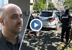 Трима мъже бяха задържани зрелищно преди дниРайонната прокуратура в Бургас