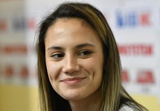 Олимпийската шампионка Ивет Горанова спечели сребърен медал в категория до