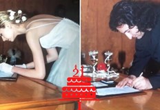 Щастливо събитие случило се преди 21 на години Това написа Нети и