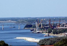 Пристанище Русе е най голямото пристанище в българския участък на река Дунав РекаДунав