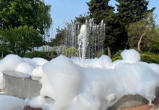 Водните съоръжения в Несебър и Царево тази сутрин също осъмнаха