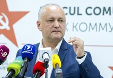 Лидерът на проруска опозиционна партия в Молдова Игор Додон който