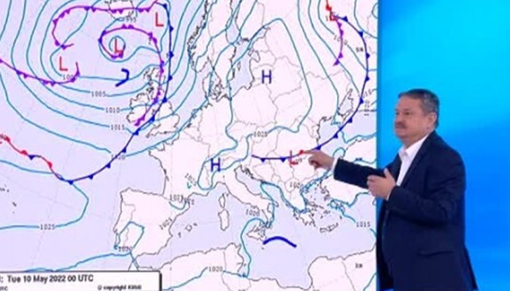 След 23 май се очакват валежи в следобедните часове, но предстои хубаво време с до 26 градуса