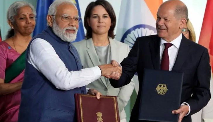 Споразуменията бяха подписани по време на визита в Берлин на премиера на Индия Нарендра Моди