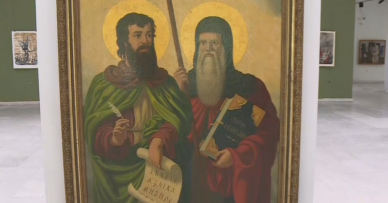 Художествената галерия в Русе пази ценна картина на Светите братя