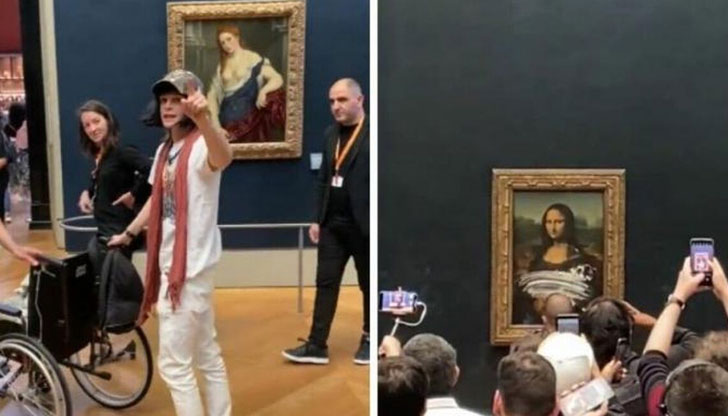 Мъжът е направил това в знак на протест срещу художниците,