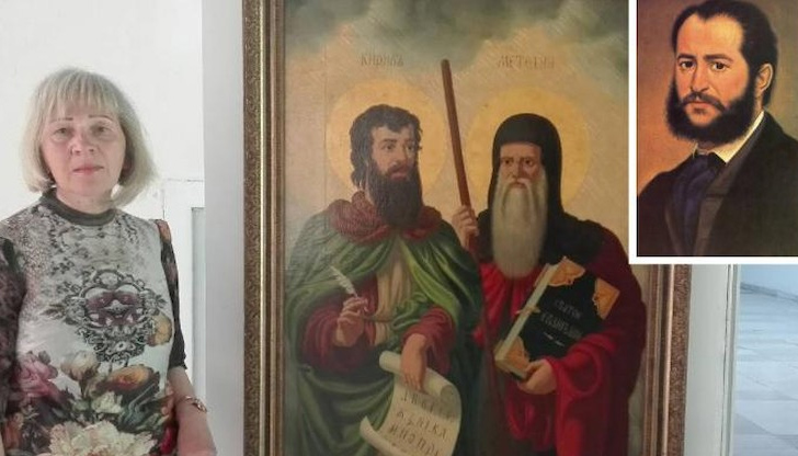 Русе пази първата живописна картина на Светите братя Кирил и