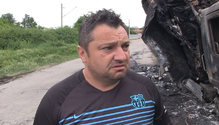 Камион горя тази нощ в РусеИнцидентът е станал малко след