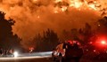 Пожарът край Атина е частично овладян