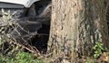 Млад шофьор се заби в дърво, след като блъсна друга кола на булевард "Липник"