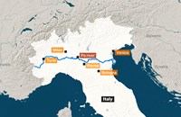 Адска суша в Италия: Реките съхнат