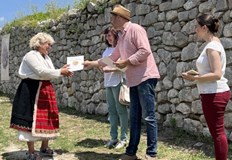 Фестивалът на обредните хлябове който се проведе на Средновековния град