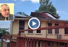 Мощна буря премина през Русе вчераСилни ветрове проливен дъжд и градушка удариха