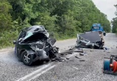 Автомобилът е смачкан до неузнаваемостТежка катастрофа с жертва стана тази