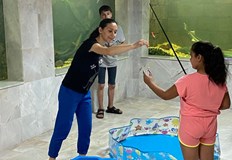 Занятия посветени на рибите се проведоха днес в Екомузея по