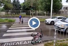Детето на колело което вчера бе блъснато на пешеходна пътека