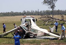 Самолетът извършвал панорамен полет след като е излетял от летището