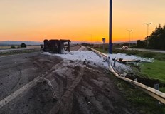 Товарен автомобил управляван от гражданин на Република Северна Македония се