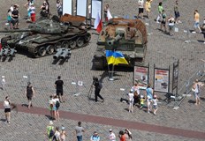 Два руски танка унищожени по бойните полета в Северна Украйна