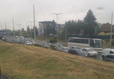 Пороен дъжд и градушка блокираха тази сутрин Русе предаде БГНЕС Градушката е