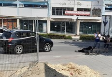 Инцидентът е станал преди кръстовището на комплекс Ялта Мъжът лежи на пътното