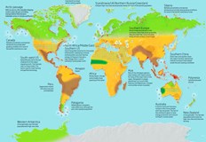 Карта показва как ще изглеждат Балканите ако средната температура е